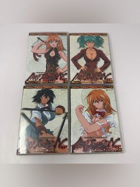 Ikki Tousen Complete DVD Set Anime Volumes 1-4 1 2 3 4 Geneon Pioneer OOP Mint